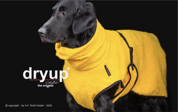 „Dryup Cape“ Trockencape - Hundebademantel yellow